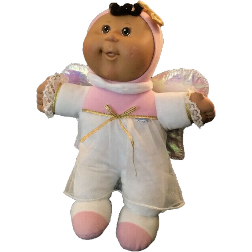 Cabbage Patch Kids Holiday CPK Doll Angel 2007 White Pink Brown Hair Eyes